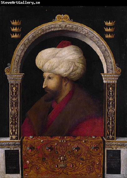 Gentile Bellini Portrait of Mehmed II by Venetian artist Gentile Bellini